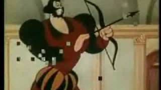 Popeye In Ancient Fistory - Eating Green In 1952