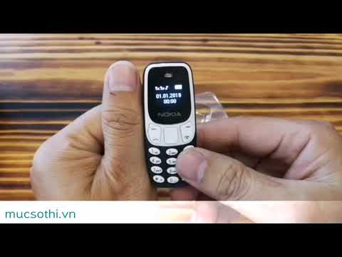 Mục sở thị điện thoại Bluetooth siêu nhỏ mini 2sim 2 sóng cực đẹp