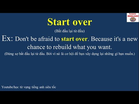 ENGLISH PHRASAL VERBS - TẬP HỢP CÁC NGỮ ĐỘNG TỪ TIẾNG ANH THƯỜNG DÙNG P15