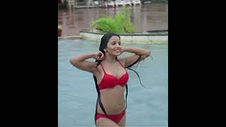 Dimple Telegu Actress Smoking Hot Bikini Scene In Movie