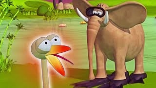 Gazoon Lake Monster | Funny Animal Cartoon | समुद्री राक्षस