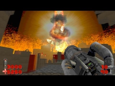 Doom 2 gameplay Icon of Sin mod boss fight with Russian Overkill...