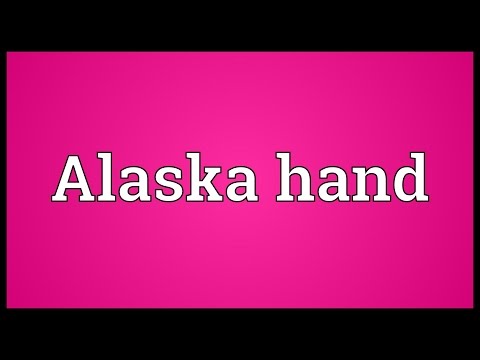 Header of Alaska Hand