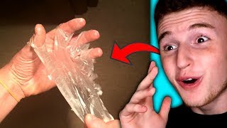 Guy peels his skin off and it is SO SATISFYING..