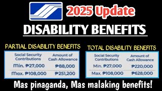 Sss Disability Benefits 2025 Update.