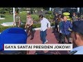 Gaya Santai Presiden Jokowi Saat Berkunjung ke Tasikmalaya