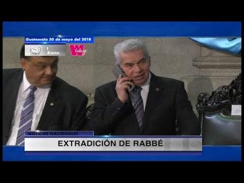 Guatemala solicita extración de Rabbé, quien se encuenta en México | 30May