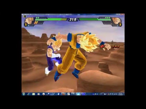 Me playing Dragon Ball Z Budokai Tenkaichi 3 in pcsx2 on my computer.