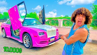 تحدى سحب السياره و الكسبان ياخد 10.000 جنيه | Car Pulling Challenge Wins 10.000$