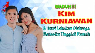 Waduh Kim Kurniawan Dan Istri Lakukan Olahraga Bereo Tinggi Di Rumah