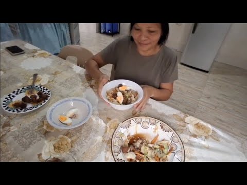 Pancit Cabagan W/ Egg Bola -bola - simple ,malasa at lutong carahay Abangan Bukas