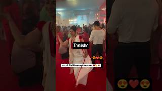 Tanisha Mukherjee Dhunuchi Dance With Family And Guest At Navratri Celebration