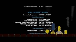 The Simpsons Theater Monsters Vs Aliens End Credits