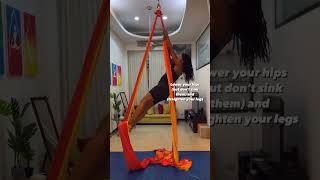 Easy Aerial Silks Pose Subscribe For More Aerial Content