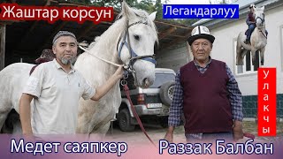 Медет Саяпкер Менен Раззак Балбандын Маеги