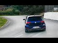 Powersliding a modified 400HP Golf 7.5R - Loud Miltek Exhaust!