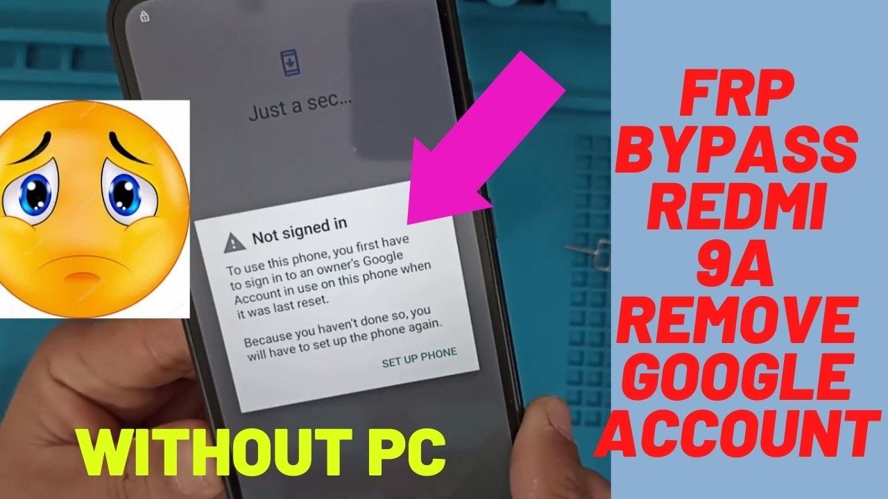 Frp Bypass Redmi 9a remove google account MIUI12 Without Frp Bypass Redmi 9a remove google account MIUI12 Without