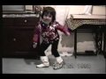 Little girl dancing "Hombres G" Song