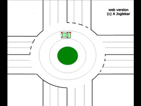 How to deal with roundabouts: Driver training for Indians