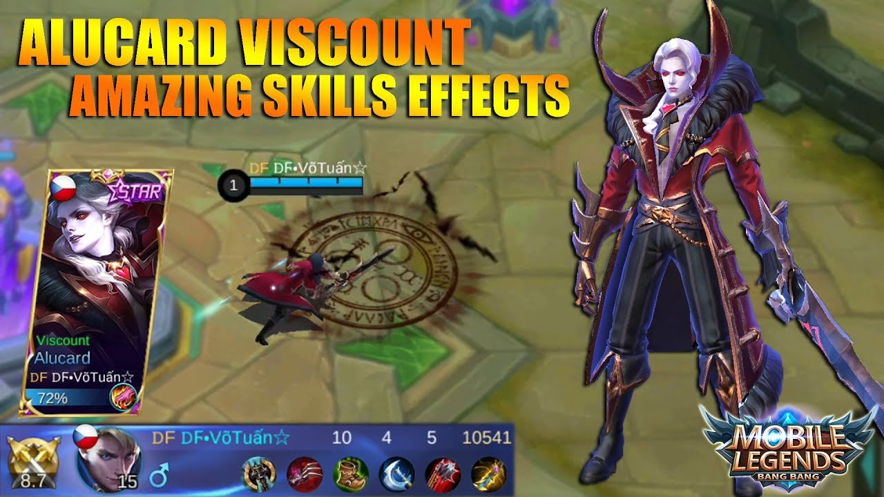 NEW SKIN ALUCARD VISCOUNT Amazing Skills Effects And Animation