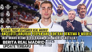 Resmi Tawaran Gila Perpanjang Kontrak Benzema & Modricbravo Join Madrid Castillaberita Madrid