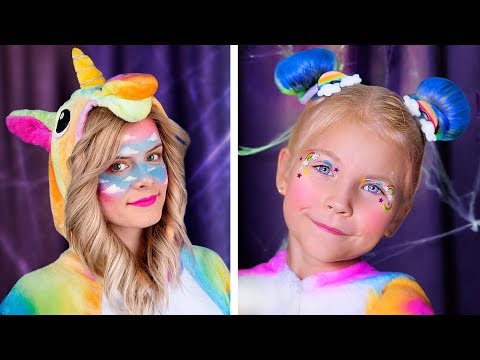 7 Cute Halloween Makeup Ideas / Goo Goo Galaxy Makeup - YouTube