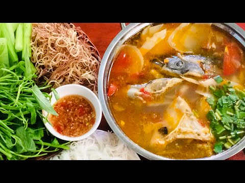 Cách Nấu Lẩu Đầu Cá Hồi Ngon, món ngon dễ nấu