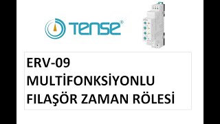 Flaşör Zaman Rölesi̇ Tense Erv-09