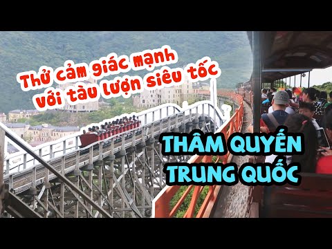 Du Lịch THÂM QUYẾN - TRUNG QUỐC | Thử cảm giác mạnh với TÀU LƯỢN SIÊU TỐC ở Công Viên Giải Trí