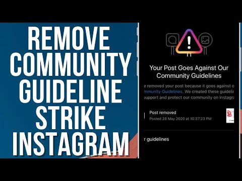 How to Remove Community Guideline Strike From Instagram How to Remove Community Guideline Strike From Instagram