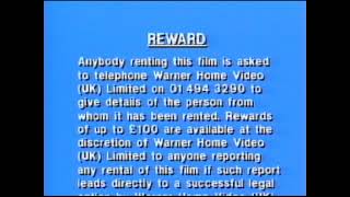 Warner Home Video Uk Warning Screens 1989
