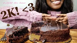 ASMR Dessert: Chocolate Midnight Cake 쇼 케이크 먹기\MUKBANG/ Thank you for 2K!