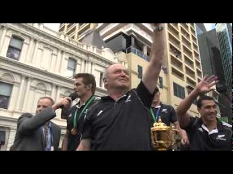 On the All Blacks World Cup Victory Parade - On the All Blacks World Cup Victory Parade