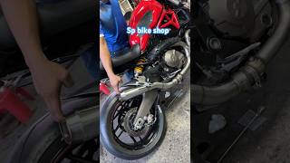 Ducati Monster M821 รวว Slip On 2.5 ปลายทรงกรวย งานไทย