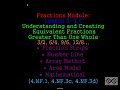 Fractions Module - Lesson 5-1-4 Understanding and Creating Fractions Greater Than One Whole