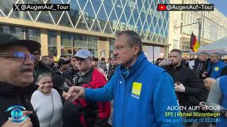 Muslim Erzählt Weisheiten Über Prophet Mohammed - Frankfurt 2.3.2024 Bpe Michael Stürzenberger