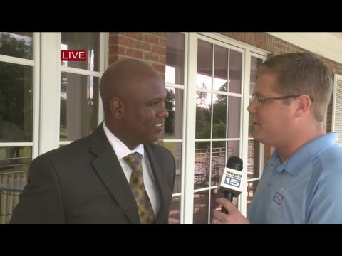 Purdue football head coach Darrell Hazell live with WANE-TV's Glenn Marini at Fort Wayne Coaches Car Purdue football head coach Darrell Hazell live with WANE-TV's Glenn Marini at Fort Wayne Coaches Car