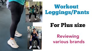 Workout Leggings Pants For Plus Size Gym Wear Plus Size