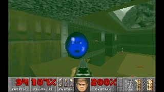 The Ultimate Doom E1M4 Command Control Full Walkthrough