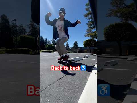 2 in a row is pretty rare #skateboarding #pizzaskateboards
