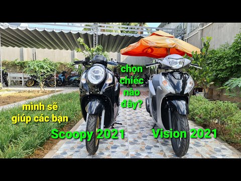 Honda Scoopy và Vision nên chọn xe nào? so sánh chi tiết 2 chiếc xe của nhà Honda Scoopy và Vision..