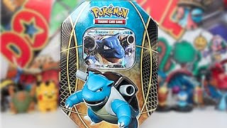 Opening A 2014 Pokemon Power Trio Blastoise Tin!!