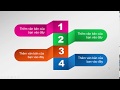PowerPoint 2016: Thiết kế mẫu mục lục đẹp Design category with shape in powerpoint