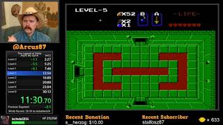 Legend Of Zelda Nes Speedrun In 2944 By Arcus