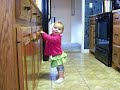 Melody playing in the cabinets