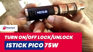 How To Turn Lockunlock Feature Onoff On Istick Pico