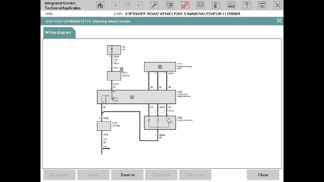 Wiring diagram function of BMW ICOM ISID software - YouTube