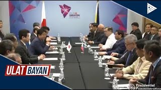 Bilateral meeting nina Pangulong #Duterte at Shinzo Abe, naging matagumpay
