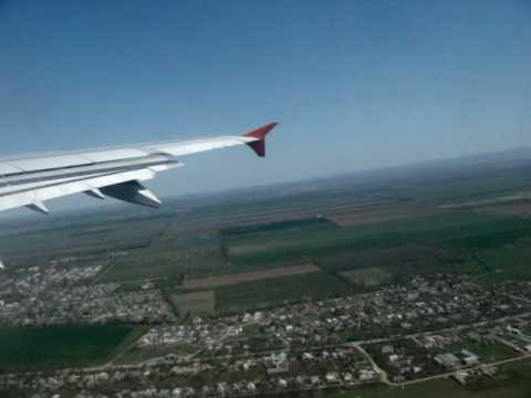 Take-off from Simferopol (SIP) airport