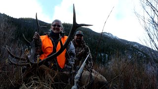 63yr Old Grandma Kills Her First Bull Elk... Watch the emotions at the end!